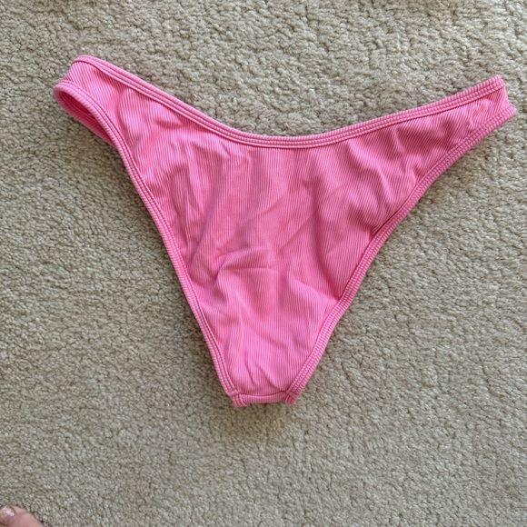 Lspace Pink Ribbed Bikini - Picture 6 of 8